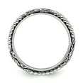 thumbnail image 2 of Sterling Silver Antiqued Patterned Ring, 2 of 5