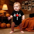 thumbnail image 2 of NordicNest Halloween Themed Babe Bodysuit For Boys With Funny Print Soft Piece Romper Comfortable Everyday Wear For And Toddlers Jumpsuit Babe Boy Halloween, 2 of 5