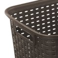 thumbnail image 4 of Sterilite Wicker Weave Plastic Laundry Hamper Storage Basket, Brown (24 Pack), 4 of 5