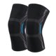thumbnail image 1 of Paquete de 2 rodilleras azules L para dolor de rodilla, mujeres y hombres, rodillera de compresión para entrenamiento, correr, gimnasio, fitness, levantamiento de pesas, rodilleras elásticas para artr, 1 of 5