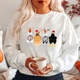 thumbnail image 2 of Sudadera divertida con capucha para pollos, suéter de animales divertidos, camisas de campo de Navidad, regalo de granja, 2 of 5