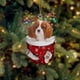 thumbnail image 1 of Uuiauoio Dog Christmas Tree Ornaments with Festive Hats for Holiday Decor, Durable Plastic Hanging Decorations for Home and Car, 1 of 2