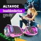 thumbnail image 5 of Hoverboard Bluetooth Hovestar LBW12A Monopatín eléctrico de piel impresa Color cromado con Ruedas intermitentes LED, 5 of 5