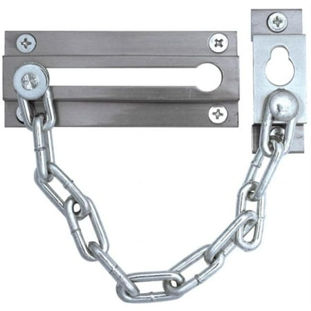 Chrome Pocket Door Hardware - Ultra Hardware 29012 Chrome Finish Chain Door Guard