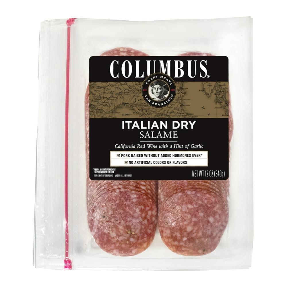 Columbus Italian Dry Salame Pillow Pack 12oz