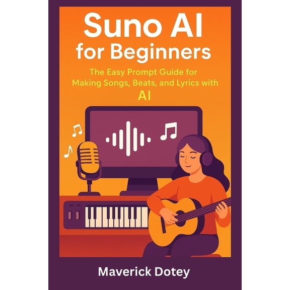 The Tech Smart Guide Suno AI for Beginners: The Easy Prompt Guide for Making Songs, Beats, and Lyrics with AI, (Paperback)