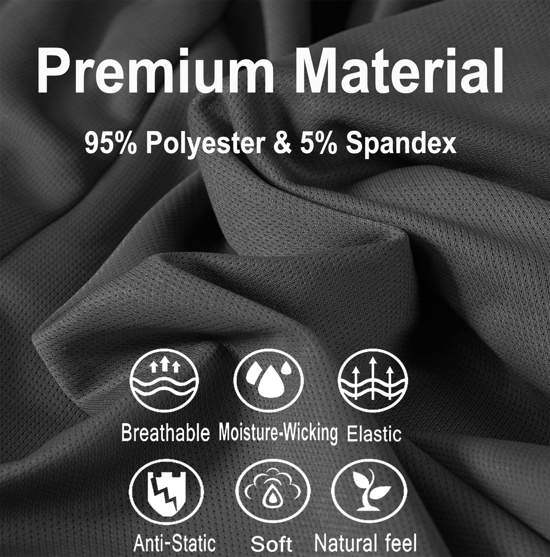 ASUDESIRE 5 Pack Men's Athletic Shorts Mesh Workout Gym Activewear Basketball Shorts 8" Inseam With Pockets