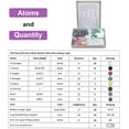 thumbnail image 2 of 126 Pcs Organic Chemistry Molecular Model Student and Teacher Kit, Molecular Model Set for Inorganic & Organic Chemistry - 63 Atoms & 62 Links & 1 Short Link Remover Tool, 2 of 7