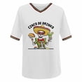 thumbnail image 4 of YMNXA Women's T Shirts Linen Short Sleeve V Neck Graphic Skeleton Embroidered Fashion Soft Breathable Tee Top For Casual Daily Wear,White,XXXXXL, 4 of 4