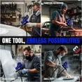 thumbnail image 4 of Kit de pistola Sandblaster LE LEMATEC, compresor de aire portátil AS118-2C, 4 of 9