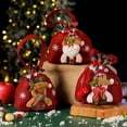 thumbnail image 3 of Fairnull Christmas Candy Gift Tote Bag Adorable Design Xmas Style Create Atmosphere Festive Drawstring Gift Bag, 3 of 9