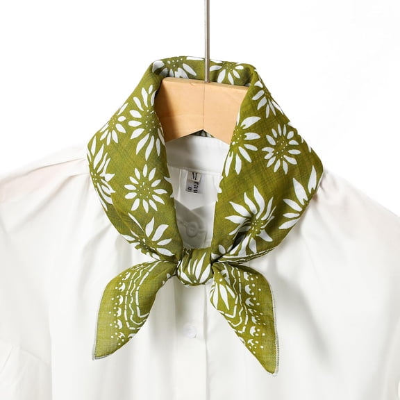 WEIFEI-Multicolored 22''x22'' Cotton Bandana for Women and Men Multi-purpose Headband Hair Scarf Protective Coverage