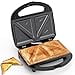 thumbnail image 3 of Snailar ABS07 Sandwich Maker with Triangle Plates, 2 Slice Non-Stick Grilled Cheese Maker, Indicator Lights, Cool Touch Handle, Easy to Clean and Store, 750 W, 3 of 4