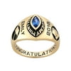 Freestyle, Women's 18kt Gold Plated Sterling Silver Marquise Birthstone Class Ring, High School or College Graduation