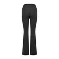 thumbnail image 6 of Flare Leggings,High Waisted Leggings With Pockets Women,Full Length Soft Stretchy Yoga Pants,Plus Size Yoga Pants With Pockets,Size:XXL, 6 of 6