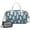 Poodle Dog and, variant on Women Men Gym Bag,Poodle Dog and Footprint Small Duffle Bag Spend the Night Bags for Women with Shoes Compartment Washbag,Detachable Shoulder Strap,19.7x8.3x11 Inches