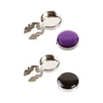 thumbnail image 1 of 2 Uds. Gemelos Clásicos Para Hombre, Camisas Ordinarias, Decoración, Cubiertas De , Negro+2 Uds. Gemelos Clásicos Para Hombre, Camisas Ordinarias, Decoración, Cubiertas De Zulema  none, 1 of 8