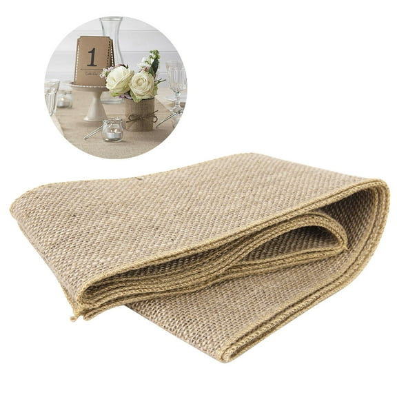 hengzirui DIY ribbon 3M Hessian Jute Craft Ribbon for DIY Crafts Home Wedding Decor (Brown)