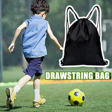DLQT Black: 34x42 Shoulder Drawstring Bag Backpack Marathon Sports Logo Advertising Storage Bag