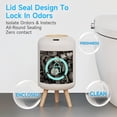 thumbnail image 5 of 3 Gallon/11 Liter Intelligent Sensor Trash Bin, Bathroom Trash Can, Detachable Elevated Design, Odor-Proof Lid, Quiet Switch, Plastic Trash Bin Suitable for Kitchen, Bathroomf, 5 of 12