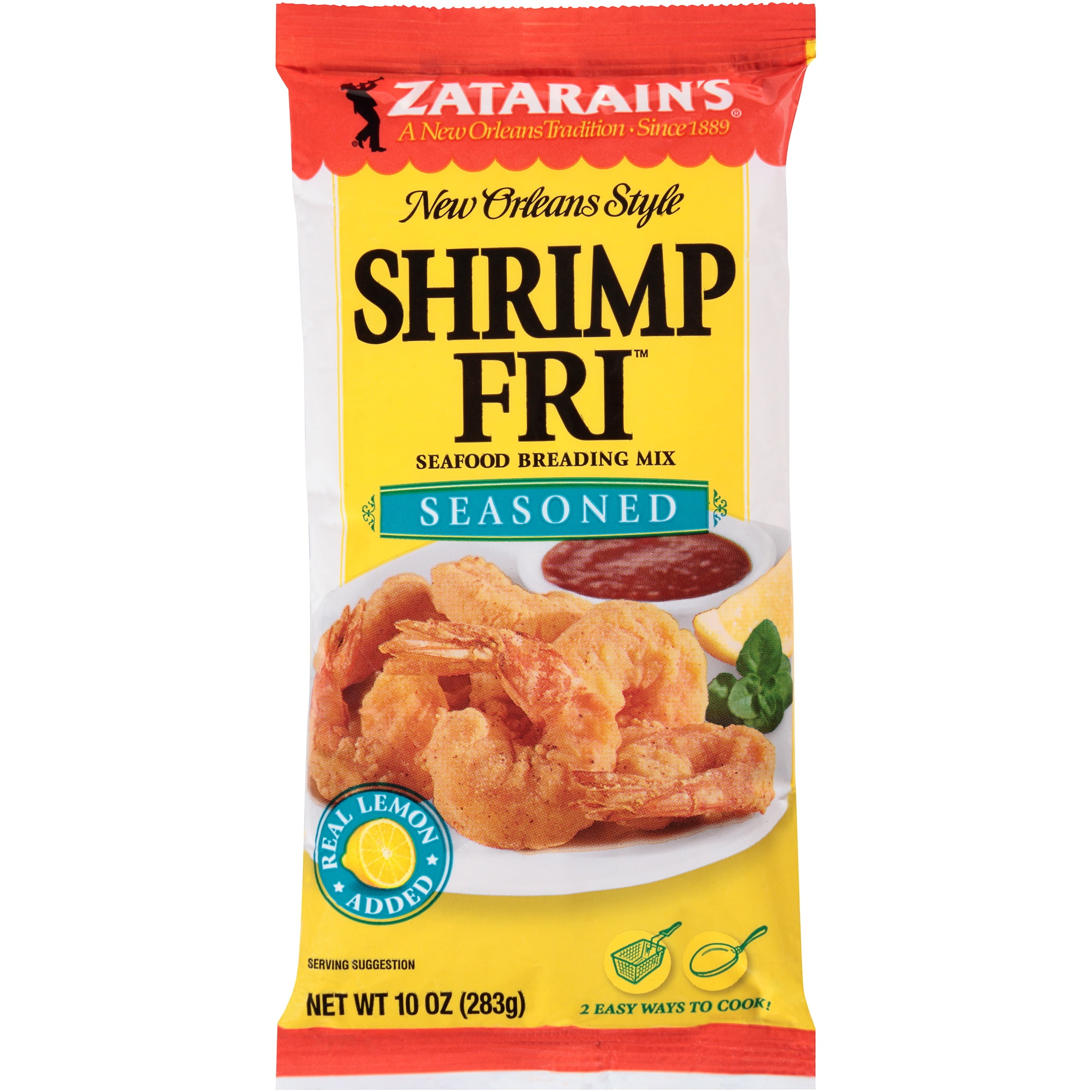 Zatarain's Shrimp Fri Seafood Breading Mix, Seasoned, 10 Oz by Zatarain's