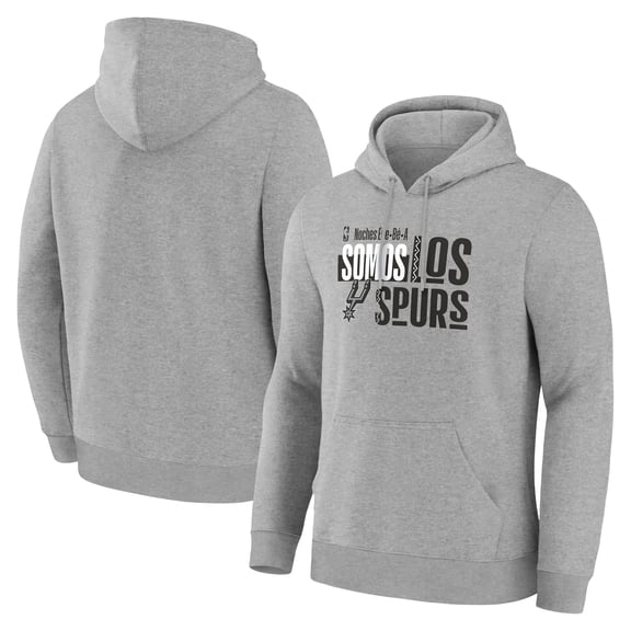 Men's Gray San Antonio Spurs Noches Training Hoodie