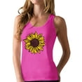 thumbnail image 1 of Sunflower Shirt for Women Girls Summer Graphic Tee Cute Racerback Tank Top XX-Large Berry, 1 of 5
