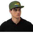 thumbnail image 6 of LGBT Flag Map of Yemen Snapback Hats for Men Women Baseball Cap Adjustable Flat Bill Sun Hat, 6 of 8