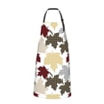 thumbnail image 2 of Lsque colorful Maple Waterproof Apron Chef Aprons for Men Heavy Duty Chemical Work Apron Extra Long Grilling Aprons with Adjustable Bib Apron, 2 of 9