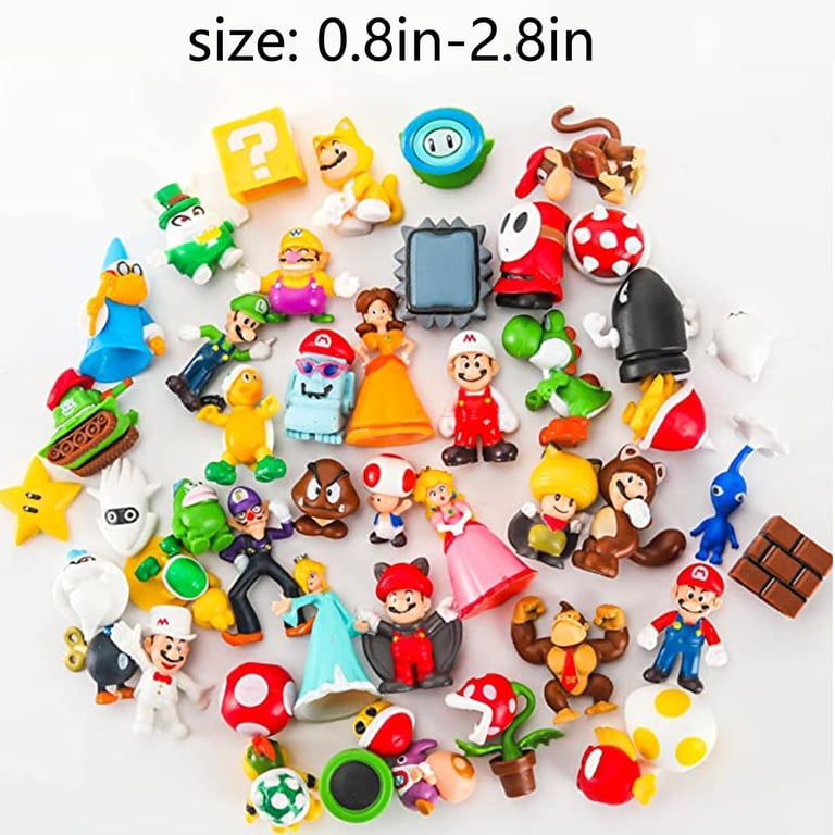 48 PCS/Set Mario Action Figure Mini Toys,Mario Bros,Orangutan