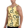 thumbnail image 2 of Fotbe Various Snake Pattern Men's Quick Dry Workout Tank Top Gym Muscle Tee Fitness Bodybuilding Sleeveless T Shirt Breathable Workout Shirt-XX-Large, 2 of 9
