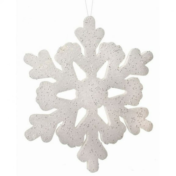 Regency International 20" Glitter Sequin Foam Snowflake Ornament