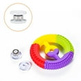 thumbnail image 6 of Round Grip Ring Toy Color Silicone Stress Decompression Fingertip For Kids Sensory Bath Toys For 3~14 Year Old Boys Party Bulk Giveaway Items for Kids Alien Party for Kids Boy Party Age 5 Candy Party, 6 of 8