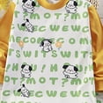 thumbnail image 6 of NOLDARES Toddler Baby Boy Clothing Sets Solid Color Long Sleeve Tops and Pants Kids 2pcs Outfits Size:3-6 M,White, 6 of 6