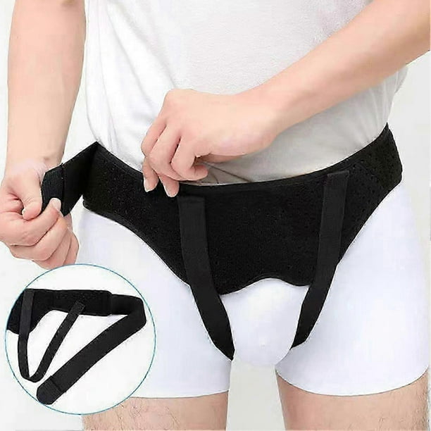 Adult Adjustable Elastic Hernia Support Belt - Soft Compression Strap for Daily Inguinal Comfort and Stability