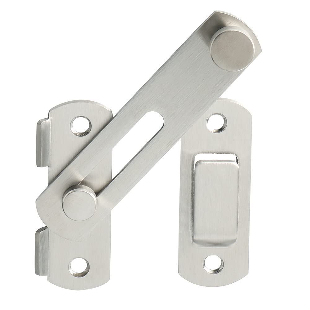 SUS304 Stainless Steel Gate Latches Pet Door Latch Bolt Lock Heavy Duty Flip Latch 2.5mmThick