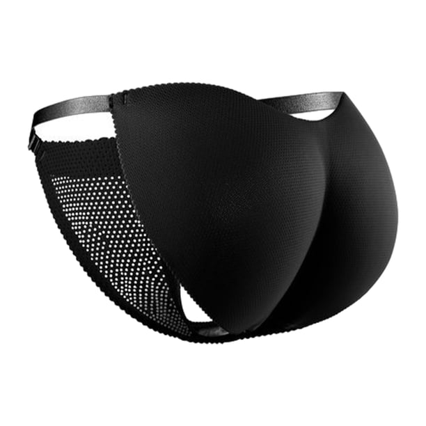 Sonducket Realzador de cadera y cintura Sexy, Invisible para fiesta y espectáculo, ropa interior, trasero falso, relleno grueso Prendas para la parte inferior del cuerpo negro l