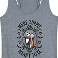 thumbnail image 3 of The Nightmare Before Christmas - We're Simply Meant To Be - Women's Racerback Tank Top, 3 of 5