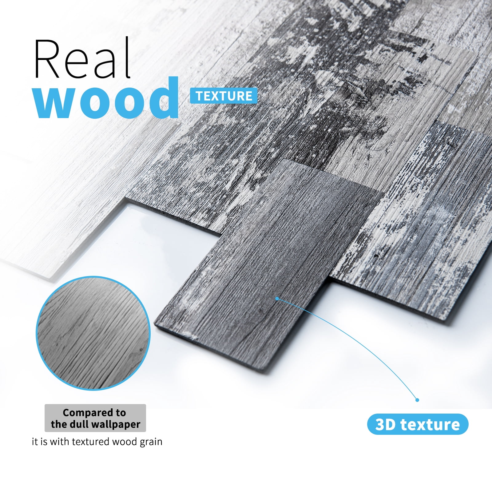 Art3d Peel and Stick Backsplash PVC Wall Tile, Stickon Tile for Kitchen Backplash, Bathroom Vanities, Fireplace Decor