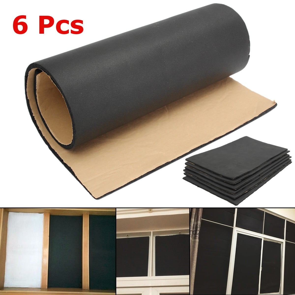 1 X Car Sound Proofing Deadening Insulation 7mm Closed Cell Foam