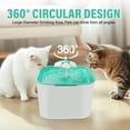 thumbnail image 2 of Cat Water Fountain, 2L/67oz Indoor Ultra Quiet Pet Water Dispenser, Pet Fountain Automatic Water Dispenser for Cats and Dogs, with Filter, 2 of 8