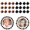 thumbnail image 2 of Coofit 24 Pcs Mini Pince à Cheveux Mode Couleur Unie Mini Pince à Cheveux Accessoires pour Cheveux, 2 of 13