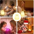 thumbnail image 5 of Baby Night Light,kids Night Light,7 Colors Kawaii Cat Night Light,rechargeable Led Night Light,timer Function Bedside Lamp,kids Night Light Silicone T, 5 of 5