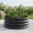 Black, variant on Elio Outdoor Metal 2.7x2.7x1ft Round Raised Garden Bed, 11.4" H Planter Box, Rust-Resistant, Open Bottom, Sturdy for Vegetables, Herbs, Flowers, Black