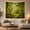Sunny Woodland, variant on Misty Forest Stream With Glowing Fairy Lights in Mossy Woodland, Mystical Fantasy for Nature Lovers, Woodland Scene Wall Art, Housewarming Gift, Tapestry Wall Hanging for Bedroom and Living Room