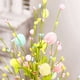 thumbnail image 2 of Árbol del Huevo de Pascua con Adornos Delicados Decoraciones Coloridas de Pascua Decoración de Mesa Planta Artificial Regalo de Boda, 2 of 5