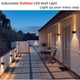 thumbnail image 3 of Aluminio Aplique pared LED Exterior Impermeable IP65 6W 12W Apliques de Luz para Pared Ángulo de Haz Ajustable Lampara pared Interior Moderno para Salon Dormitorio Sala Pasillo Escalera Iluminacion H, 3 of 4