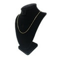 thumbnail image 4 of Ioka - 14K Yellow Solid Gold 1.5mm Singapore Chain Necklace with Lobster Clasp - 24", 4 of 7