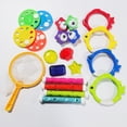 thumbnail image 4 of Juguetes de buceo para niños, palo de buceo, juego de gemas subacuáticas, deportes acuáticos, piscina de delfines, Verano4060, 4 of 5