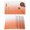 Orange, variant on Orange Ombre Stripe Placemats Set of 4, Modern Abstract Art Gradient Striped Placemats for Dining Table, Place Mats for Kitchen Tabletop, Waterproof Wipeable Dining Table Mats Set